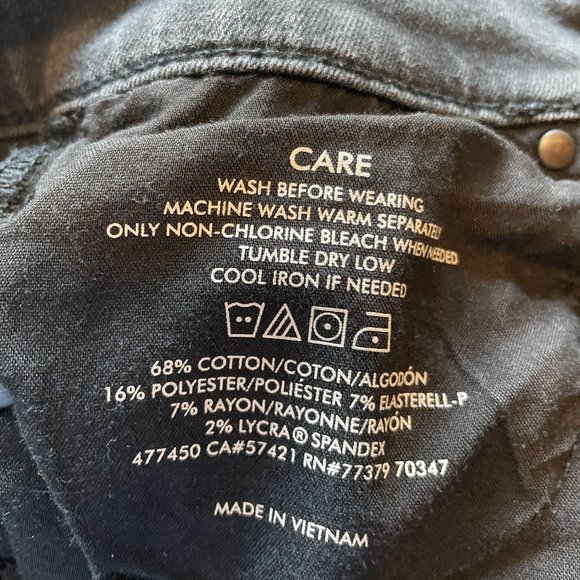 2/$45 - Ann Taylor Petite Black Skinny Jeans - Picture 8 of 8